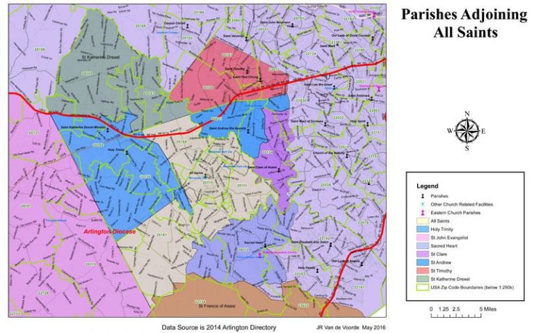 Parish Boundaries - All Saints Catholic Church